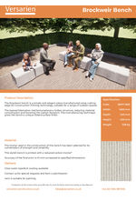 B007 Brockweir Bench Product Datasheet 