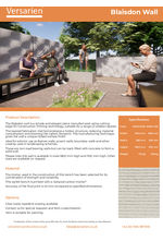 W002 Blaisdon Wall Product Datasheet