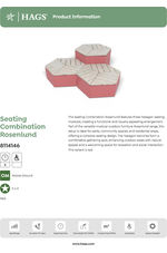 Rosenlund pine seating combination - red 8114146
