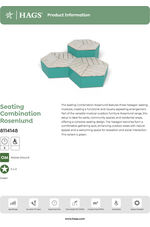 Rosenlund pine seating combination - green 8114148