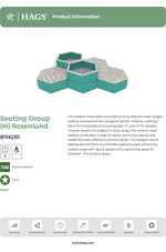Rosenlund pine seating group (M) - green 8114251