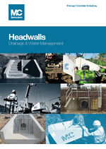 Precast concrete headwalls