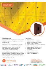 The Folding Bike Locker Information Sheet