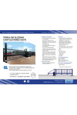 IWA 14 & LPS1175 Terra G8 Sliding Cantilevered Gate