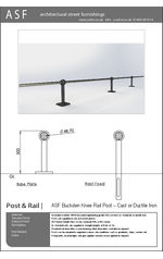 ASF Buckden Recycled Cast Iron Knee Rail