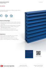 CS A-4050 Ventilation Louvres - Product Sheet