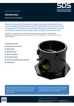 SDS Weholite Stormwater Flow Control Chambers datasheet