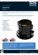 SDS Weholite Manholes datasheet