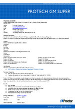 Protech GM Super performance specification