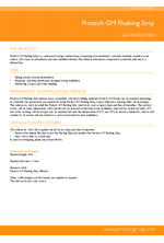 Protech GM Flashing Strip datasheet