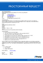 Proctorwrap reflect performance specification