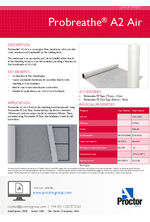 Probreathe A2 Air datasheet