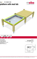 eibe platform with mud tub - 51104301100 data sheet