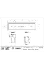 ACO Sport HC - one ridge