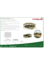 CP-OPS 6.0m Large Outdoor Play Shelter - Info Sheet