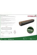 CP-NLB Natural log Bench - Info Sheet