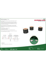 CP-RLS Rustic Log Stump Seat - Info Sheet