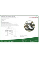 K-72 SS - Double Tower Unit with Stainless Steel Slide - Info Sheet