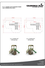 K-71 - Standard Single Tower - L-Shaped Left with CRW - Mini Data Sheet