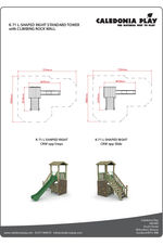 K-71 Standard Single Tower - L-Shaped Right with CRW - Mini Data Sheet