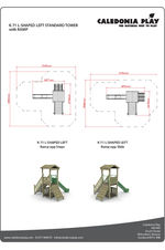 K-71 Standard Single Tower - L-Shaped Left with Ramp - Mini Data Sheet