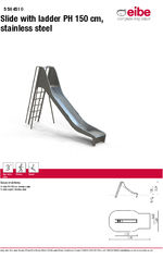 Slide With Ladder PH 150 cm data sheet