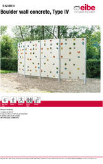 Boulder wall concrete, Type IV - 5620800 data sheet