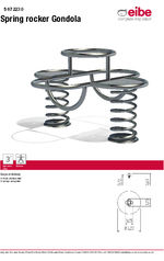 Gondola spring rocker - 5672230 data sheet