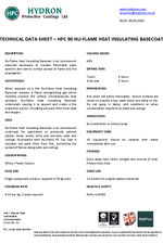 Nu-Flame Heat Insulating Basecoat data sheet