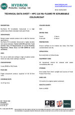 Nu-Flame FR Scrubbable data sheet