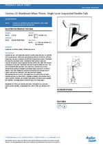 Contour 21 A4131(AA) thermostatic washbasin mixer