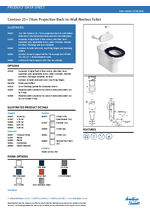 Contour 21+ 70cm back-to-wall rimless toilet
