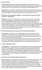 Technical and Guidance Notes - Illuminated LED handrails for footpaths and steps