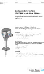 iTHERM ModuLine TM401 technical information