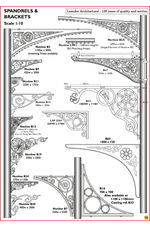 Leander cast metal sprandel brackets B