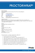 Proctorwrap performance specification