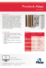 Procheck Adapt data sheet