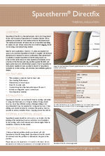 Spacetherm Directfix data sheet