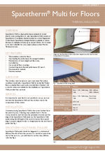Spacetherm Multi for Floors data sheet