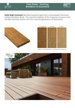 Bamboo N-Durance data sheet