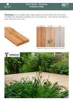 Thermo Pine data sheet