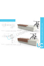 Urbancrete - Amsterdam bike rack with timber data sheet