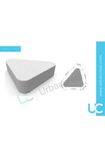 Urbancrete - Canterbury triangle seating data sheet