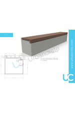 Urbancrete - Cheshire bench data sheet