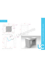Urbancrete - Chess table data sheet