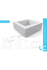 Urbancrete - Summerhill planter data sheet