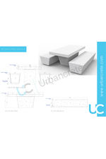 Urbancrete - Montana table and bench data sheet