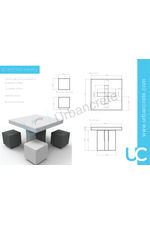 Urbancrete - Ecofit table and seating data sheet