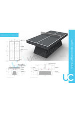 Urbancrete - Table Tennis table void data sheet - Type 1
