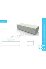 Urbancrete - Rossa bench data sheet